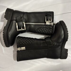 Michael Kors tall zip up boots.